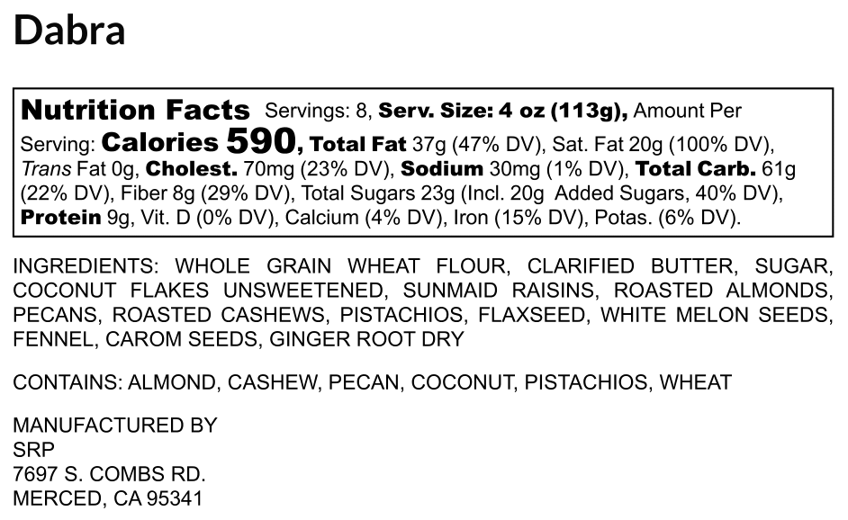 Dabra - Punjabi Powerfood 2 lbs