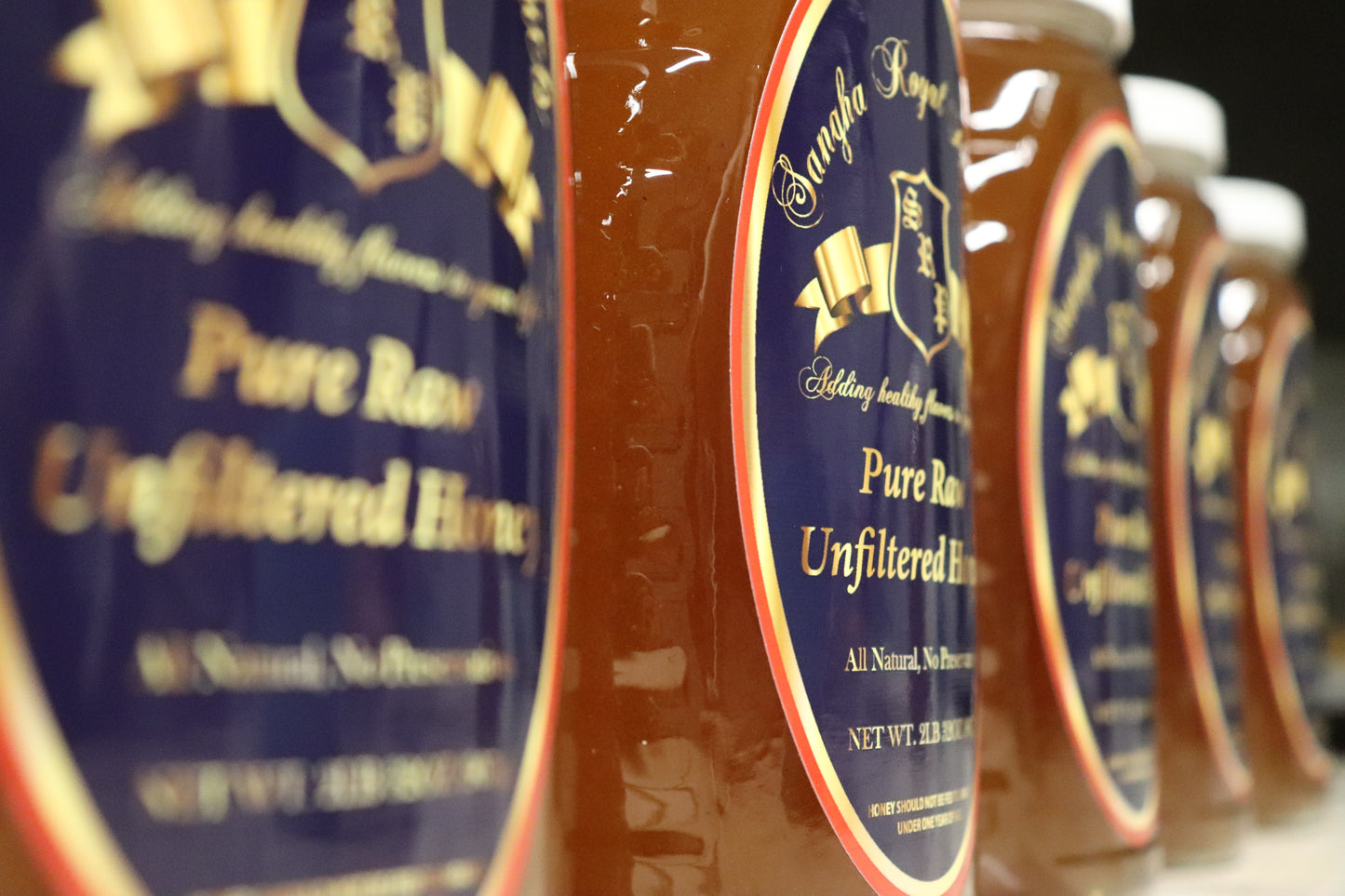 Pure Raw Unfiltered Honey 2 lbs.